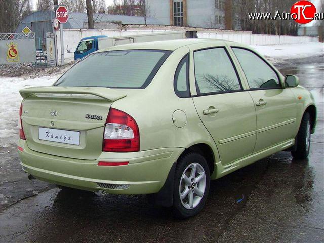 1 899 р. Спойлер Камея Лада Калина 1118 седан (2004-2013) (Неокрашенный)  с доставкой в г. Вологда