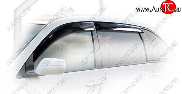 2 159 р. Дефлектора окон CA-Plastiс  Acura MDX  YD2 (2006-2009) дорестайлинг (Classic полупрозрачный, Без хром.молдинга)  с доставкой в г. Вологда