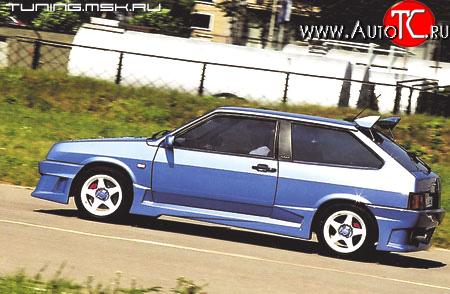 2 299 р. Пороги накладки ZestLine Лада 2108 (1984-2003) (Неокрашенные)  с доставкой в г. Вологда