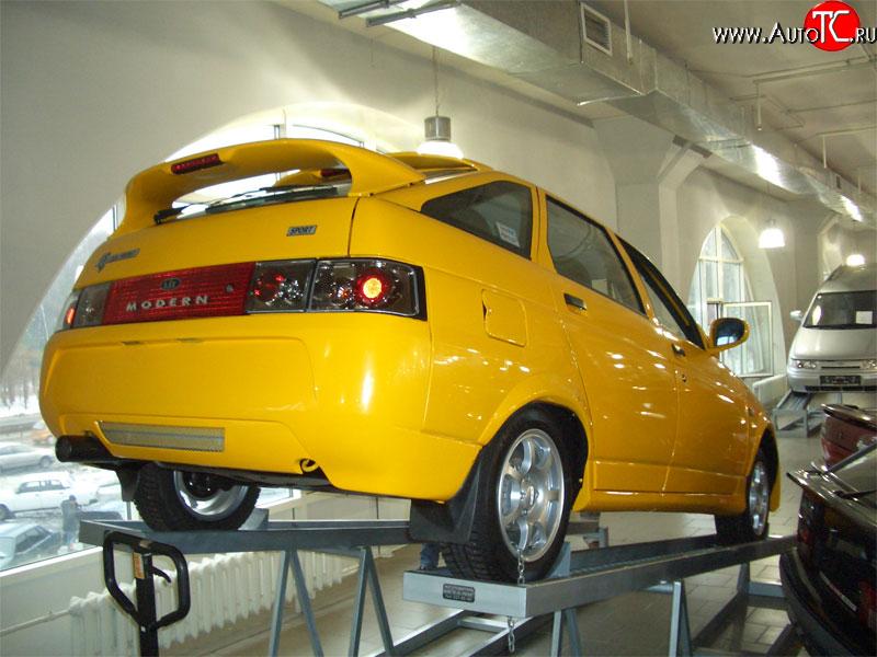 7 699 р. Задний бампер СТ-4 Лада 2112 хэтчбек (1999-2008) (Неокрашенный)  с доставкой в г. Вологда