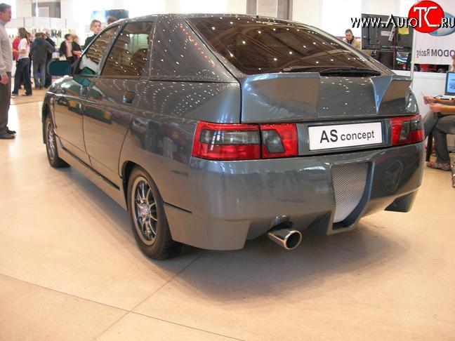 5 749 р. Задний бампер Concept Лада 2112 хэтчбек (1999-2008) (Неокрашенный)  с доставкой в г. Вологда