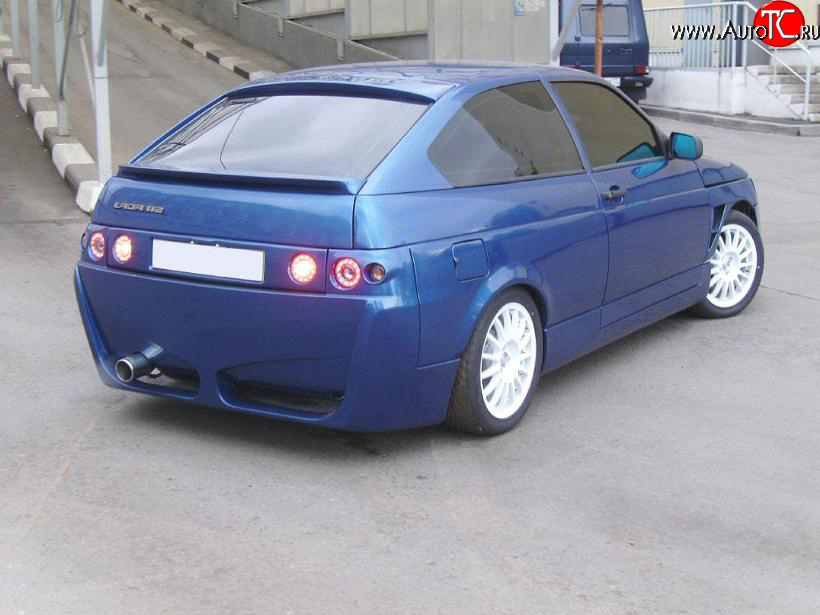 8 149 р. Задний бампер Термит Лада 2112 хэтчбек (1999-2008) (Неокрашенный)  с доставкой в г. Вологда