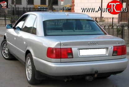 3 349 р. Козырёк STW Style на заднее лобовое стекло автомобиля Audi 100 С4 седан (1990-1995) (Неокрашенный)  с доставкой в г. Вологда