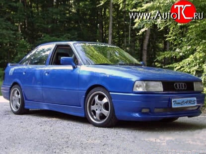 5 099 р. Пороги накладки RS Audi 80 B4 седан (1992-1996) (Неокрашенные)  с доставкой в г. Вологда