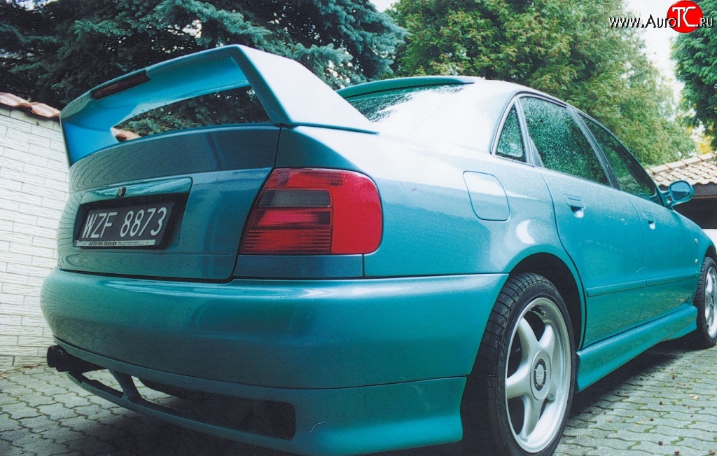 3 199 р. Пороги накладки Rieger Audi A4 B5 8D2 седан 2-ой рестайлинг (1999-2001)  с доставкой в г. Вологда