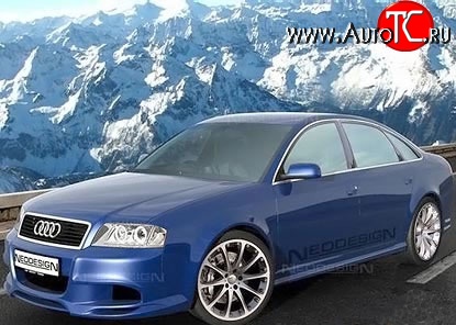 12 599 р. Передний бампер Magnus Style Audi A6 C5 дорестайлинг, седан (1997-2001) (Неокрашенный)  с доставкой в г. Вологда