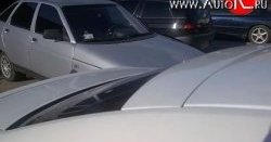 1 589 р. Козырёк на заднее лобовое стекло Style Audi A6 C5 дорестайлинг, седан (1997-2001) (Неокрашенный)  с доставкой в г. Вологда. Увеличить фотографию 2