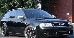 4 749 р. Пороги накладки Vortex Audi A6 C5 дорестайлинг, седан (1997-2001) (Неокрашенные)  с доставкой в г. Вологда. Увеличить фотографию 2