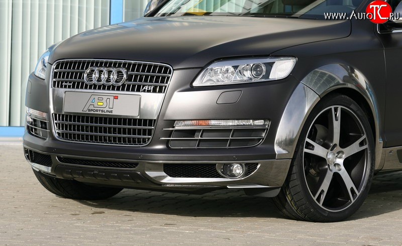 15 799 р. Накладка переднего бампера ABT Audi Q7 4L дорестайлинг (2005-2009)  с доставкой в г. Вологда