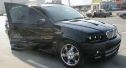 21 499 р. Передний бампер Тарантул BMW X5 E53 дорестайлинг (1999-2003) (Неокрашенный)  с доставкой в г. Вологда. Увеличить фотографию 3
