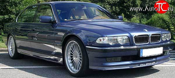 4 399 р. Накладка Alpine на передний бампер BMW 7 серия E38 дорестайлинг, седан (1994-1998)  с доставкой в г. Вологда
