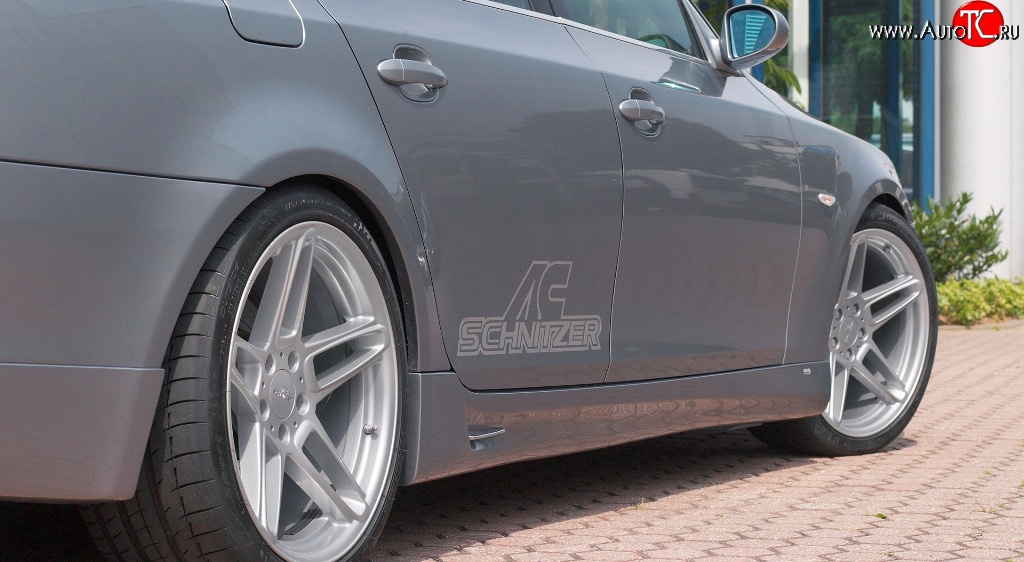 2 549 р. Пороги накладки AC-schnitzer BMW 5 серия E60 седан дорестайлинг (2003-2007) (Неокрашенные)  с доставкой в г. Вологда