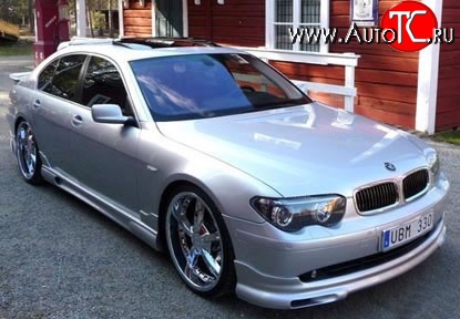 11 399 р. Накладка переднего бампера HAMANN BMW 7 серия E65,E66, E67, E68 дорестайлинг, седан (2001-2005) (Неокрашенная)  с доставкой в г. Вологда