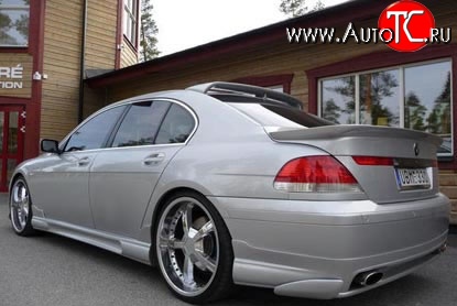 11 399 р. Накладка заднего бампера HAMANN BMW 7 серия E65,E66, E67, E68 дорестайлинг, седан (2001-2005) (Неокрашенная)  с доставкой в г. Вологда