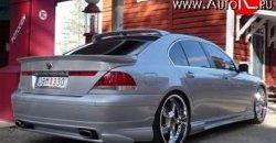 11 399 р. Накладка заднего бампера HAMANN BMW 7 серия E65,E66, E67, E68 дорестайлинг, седан (2001-2005) (Неокрашенная)  с доставкой в г. Вологда. Увеличить фотографию 2