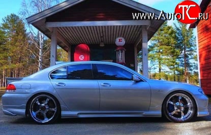 14 149 р. Пороги накладки HAMANN BMW 7 серия E65,E66, E67, E68 дорестайлинг, седан (2001-2005) (Неокрашенные)  с доставкой в г. Вологда