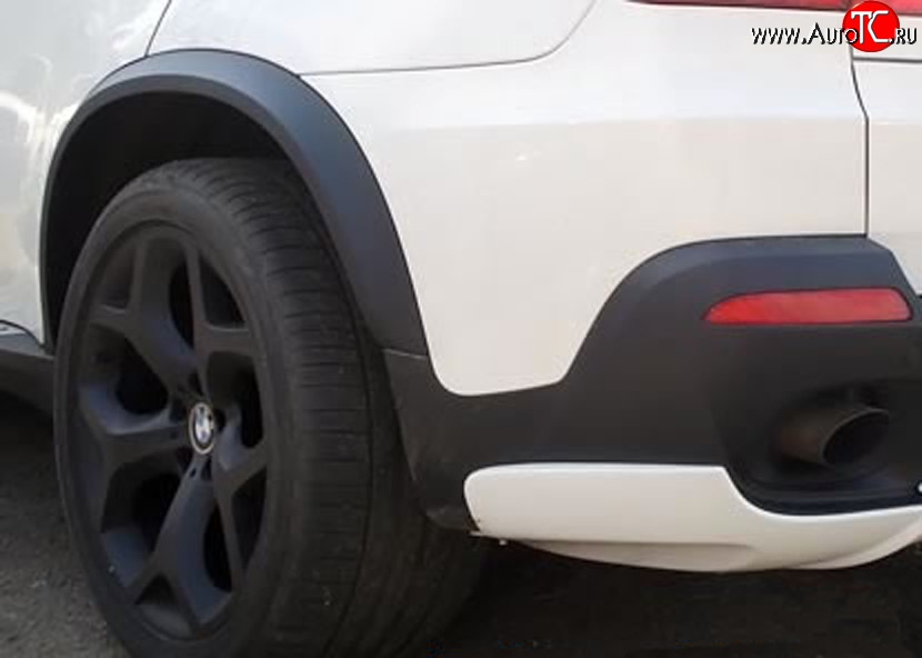 14 149 р. Накладки на колёсные арки Sport Package 4,8 BMW X5 E70 дорестайлинг (2006-2010) (Неокрашенные)  с доставкой в г. Вологда