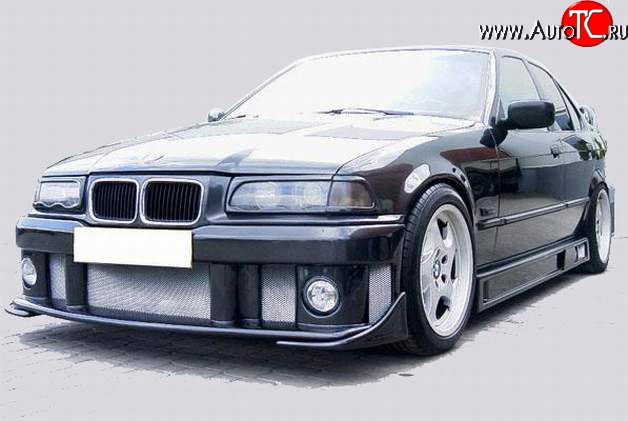 7 299 р. передний бампер CarZone-CONCEPT BMW 3 серия E36 седан (1990-2000)  с доставкой в г. Вологда