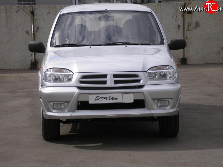 1 149 р. Маска радиатора Аскет Chevrolet Niva 2123 дорестайлинг (2002-2008) (Неокрашенная)  с доставкой в г. Вологда