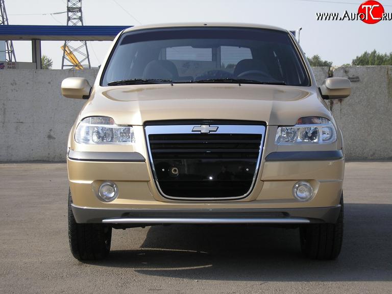 699 р. Накладки на фары Атака (ресницы) Chevrolet Niva 2123 дорестайлинг (2002-2008) (Неокрашенные)  с доставкой в г. Вологда