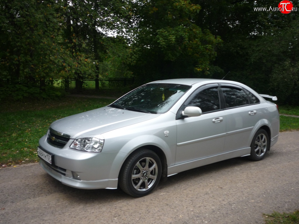 3 399 р. Пороги накладки CTS Chevrolet Lacetti седан (2002-2013) (Неокрашенные)  с доставкой в г. Вологда