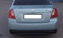 3 499 р. Накладка заднего бампера CTS Chevrolet Lacetti седан (2002-2013) (Неокрашенная)  с доставкой в г. Вологда. Увеличить фотографию 2