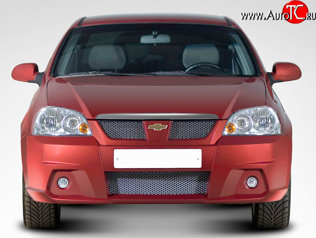 5 599 р. Передний бампер Style на Chevrolet Lacetti седан (2002-2013) (Неокрашенный)  с доставкой в г. Вологда