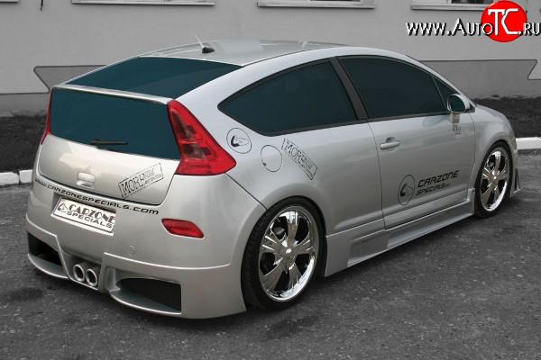 11 899 р. Задний бампер FUTURA CITROEN C4  дорестайлинг, хэтчбэк 5 дв. (2004-2008) (Неокрашенный)  с доставкой в г. Вологда