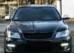 859 р. Реснички на фары СТ Skoda Octavia A5 рестайлинг универсал (2008-2013) (Неокрашенные)  с доставкой в г. Вологда. Увеличить фотографию 3