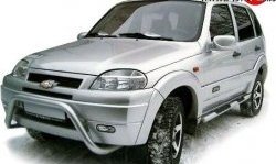 6 999 р. Передний бампер Апал Лада 2123 (Нива Шевроле) дорестайлинг (2002-2008) (Неокрашенный)  с доставкой в г. Вологда. Увеличить фотографию 2