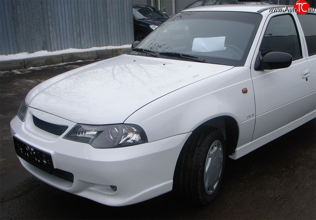 6 099 р. Пороги накладки GT Dynamics Daewoo Nexia рестайлинг (2008-2015) (Неокрашенные)  с доставкой в г. Вологда