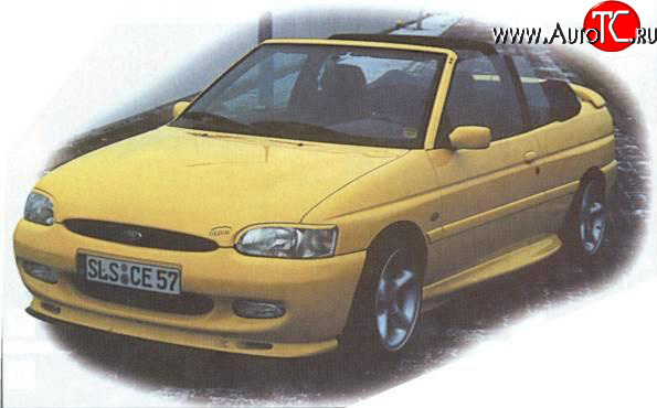 3 099 р. Пороги накладки Sport V2 Ford Escort ANL 1-ый рестайлинг универсал (1992-1994)  с доставкой в г. Вологда