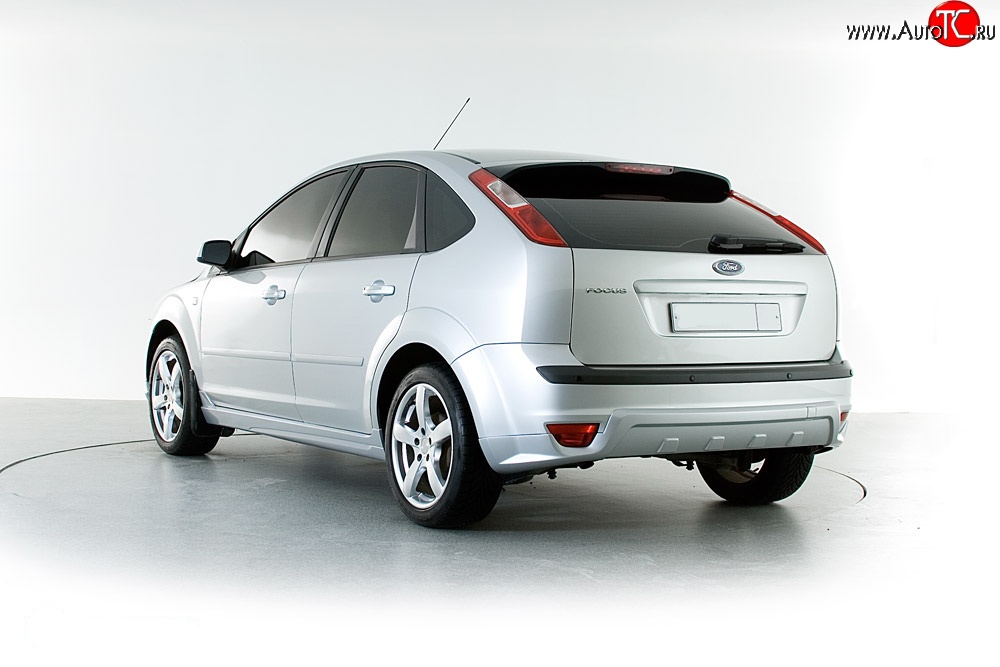 2 849 р. Накладка заднего бампера Sport Style Ford Focus 2 хэтчбэк 5 дв. дорестайлинг (2004-2008) (Неокрашенная)  с доставкой в г. Вологда