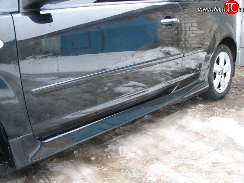 5 699 р. Пороги накладки Bomb-Style Ford Focus 2 хэтчбэк 3 дв. рестайлинг (2007-2011) (Неокрашенные)  с доставкой в г. Вологда