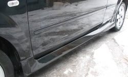 5 699 р. Пороги накладки Bomb-Style Ford Focus 2 хэтчбэк 3 дв. рестайлинг (2007-2011) (Неокрашенные)  с доставкой в г. Вологда. Увеличить фотографию 2