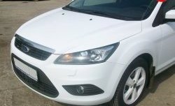 1 149 р. Комплект узких ресничек Loder Ford Focus 2 хэтчбэк 3 дв. рестайлинг (2007-2011) (Неокрашенные)  с доставкой в г. Вологда. Увеличить фотографию 3