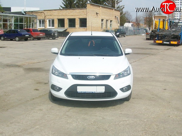 1 149 р. Комплект узких ресничек Loder Ford Focus 2 хэтчбэк 3 дв. рестайлинг (2007-2011) (Неокрашенные)  с доставкой в г. Вологда