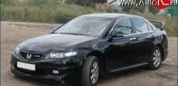 8 499 р. Накладка переднего бампера Mugen Style  Honda Accord ( 7 CL,  7 CM) (2005-2008) седан рестайлинг, универсал рестайлинг (Неокрашенная)  с доставкой в г. Вологда. Увеличить фотографию 2