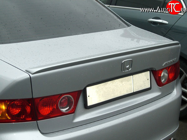 4 599 р. Дефлектор (спойлер) Elegance  Honda Accord  7 CL (2002-2008) седан дорестайлинг, седан рестайлинг (Неокрашенный)  с доставкой в г. Вологда