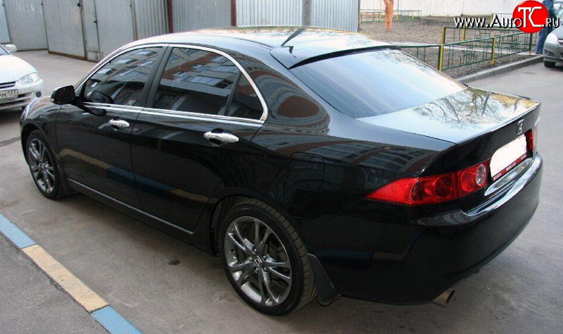 1 649 р. Козырёк Elegance на заднее лобовое стекло автомобиля  Honda Accord  7 CL (2002-2005) седан дорестайлинг (Неокрашенный)  с доставкой в г. Вологда