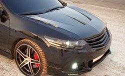 Пластиковый капот Agressive Sport (с прорезанным центральным воздуховодом) MV-Tuning Honda Accord 8 CU седан дорестайлинг (2008-2011)
