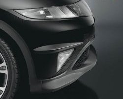4 999 р. Накладка переднего бампера Type R Honda Civic FK,FN хэтчбэк 5 дв. дорестайлинг (2005-2008)  с доставкой в г. Вологда. Увеличить фотографию 2