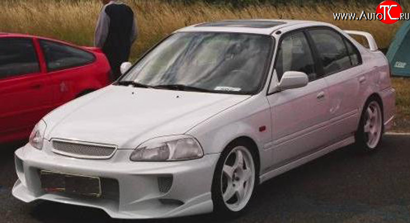 7 299 р. Передний бампер VeilSide Honda Civic EJ,EK,EM седан дорестайлинг (1995-1998) (кузов: седан)  с доставкой в г. Вологда