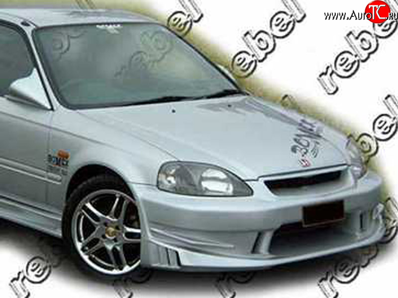 7 299 р. Передний бампер Sport Honda Civic EJ,EK,EM седан дорестайлинг (1995-1998) (кузов: седан)  с доставкой в г. Вологда