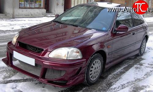 5 049 р. Передний бампер на Honda Civic EJ,EK,EM седан дорестайлинг (1995-1998)  с доставкой в г. Вологда