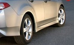 6 099 р. Пороги накладки Type-S  Honda Accord  8 CU (2008-2011) седан дорестайлинг (Неокрашенные)  с доставкой в г. Вологда. Увеличить фотографию 2