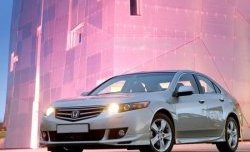 6 099 р. Пороги накладки Type-S  Honda Accord  8 CU (2008-2011) седан дорестайлинг (Неокрашенные)  с доставкой в г. Вологда. Увеличить фотографию 4