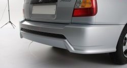 5 099 р. Задний бампер Классик Hyundai Accent 2 LC седан дорестайлинг (ТагАЗ) (1999-2012) (Неокрашенный)  с доставкой в г. Вологда. Увеличить фотографию 2