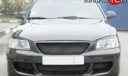 4 699 р. Передний бампер ATH-classic Hyundai Accent 2 LC седан дорестайлинг (ТагАЗ) (1999-2012) (Неокрашенный)  с доставкой в г. Вологда. Увеличить фотографию 3