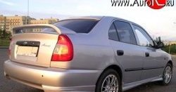 6 549 р. Пороги накладки Street Hyundai Accent 2 LC седан дорестайлинг (ТагАЗ) (1999-2012) (Неокрашенные)  с доставкой в г. Вологда. Увеличить фотографию 2